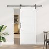 vidaXL Porte coulissante ORKDAL Blanc 78 x 202 cm Pin massif