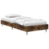 vidaXL Cadre de lit Ch&ecirc;ne fum&eacute; 80 x 200 cm Bois d'ing&eacute;nierie