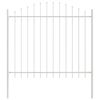 vidaXL Cl&ocirc;ture de jardin 7 pcs Blanc 170 x 165 cm