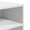vidaXL Biblioth&egrave;que blanc 60x30x71,5 cm bois d'ing&eacute;nierie