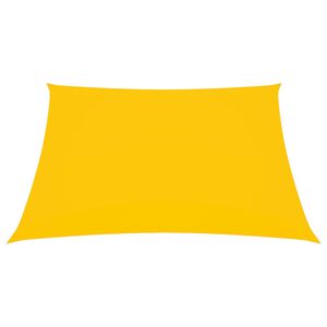 vidaXL Voile de parasol tissu oxford carr&eacute; 2,5x2,5 m jaune