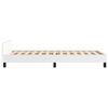 vidaXL Cadre de lit sans matelas blanc 100x200 cm similicuir