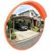 vidaXL Miroir de circulation convexe ext&eacute;rieur Orange &Oslash; 30 cm Polycarbonate