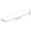 vidaXL Panneaux muraux 12 pcs Bleu 60x15 cm Velours 1,08 m&sup2;