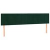 vidaXL Sommier &agrave; lattes de lit et matelas Vert fonc&eacute; 180x200cm Velours