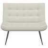vidaXL Banc cr&egrave;me 110x74x84 cm velours