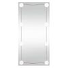vidaXL Miroir mural avec lumi&egrave;res LED 30x60 cm verre rectangulaire