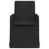 vidaXL Chaises de salle &agrave; manger 2 pcs Noir 57 x 67 x 95 cm tissu