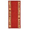 vidaXL Tapis de couloir Support de gel Rouge 67x120 cm