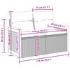 vidaXL Ensemble de canap&eacute; de jardin avec coussin 13 pcs Gris