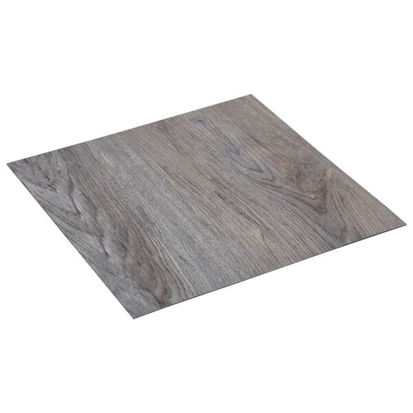 vidaXL Dalles de plancher autoadhésives 5,11 m² PVC marron clair