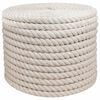 vidaXL Corde en Jute 24 mm Blanc Jute 100% Tossa