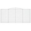 vidaXL Paniers à gabions arqués 6 pcs 400x50x180/200 cm Fer galvanisé