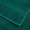 vidaXL Serviettes de qualit&eacute; sup&eacute;rieure SOLUND 2 pcs vert 600 g/m&sup2;