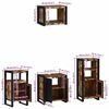 vidaXL Ensemble de mobilier de salle de bain 4 pcs Bois Recycl&eacute; Solide