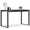 vidaXL Bureau d'ordinateur Noir 120x60x70 cm
