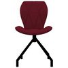 vidaXL Chaises &agrave; manger lot de 2 rouge bordeaux similicuir