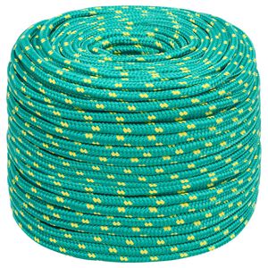 vidaXL Corde utilitaire polyvalente 10 mm 500 m Vert PP