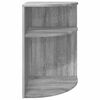 vidaXL Table d'appoint Gris Sonoma 39,7 x 39,7 x 60 cm