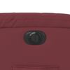 vidaXL Fauteuil inclinable &eacute;lectrique Rouge bordeaux Similicuir