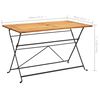 vidaXL Ensemble &agrave; manger d'ext&eacute;rieur pliable 7pcs Bois d'acacia solide