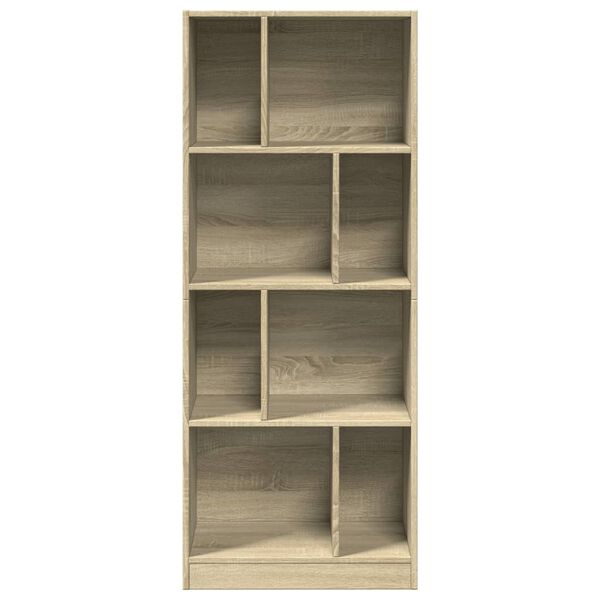 vidaXL Biblioth&egrave;que ch&ecirc;ne sonoma 57x28,5x141 cm bois d'ing&eacute;nierie