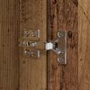 vidaXL Buffet de cuisine avec porte 2 pcs Bois ancien 60 x 50 x 180 cm