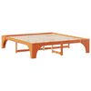 vidaXL Cadre de lit Marron 200 x 200 cm Pin massif