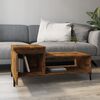 vidaXL Table basse Ch&ecirc;ne fum&eacute; 100x50x45 cm Bois d'ing&eacute;nierie