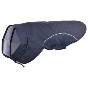 vidaXL Imperm&eacute;able pour chien avec bandes r&eacute;fl&eacute;chissantes polyester bleu marine taille XXS