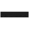 vidaXL &Eacute;tag&egrave;re &agrave; livres 4 pcs Noir 100 x 20 x 1,5 cm Bois d'ing&eacute;nierie