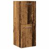 vidaXL Armoire de salle de bain suspendue vieux bois bois d'ing&eacute;nierie