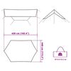 vidaXL B&acirc;che de camping bleu 420x440 cm imperm&eacute;able