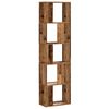 vidaXL Biblioth&egrave;que 5 niveaux vieux bois bois d'ing&eacute;nierie