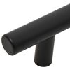 vidaXL Poign&eacute;es d'armoire 10 pcs noir 64 mm acier inoxydable
