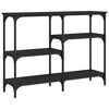 vidaXL Table console noir 102x29x75 cm bois d'ing&eacute;nierie