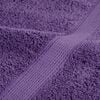 vidaXL Serviettes de qualité supérieure SOLUND 2 pcs violet 600 g/m²