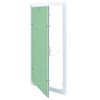 vidaXL Panneau d'Acc&egrave;s Vert et Argent 35 x 55 cm Aluminium et Pl&acirc;tre