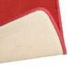 vidaXL Tapis de lit Shaggy Poils longs 3 pcs Rouge