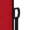 vidaXL Auvent lat&eacute;ral r&eacute;tractable rouge 120x1200 cm
