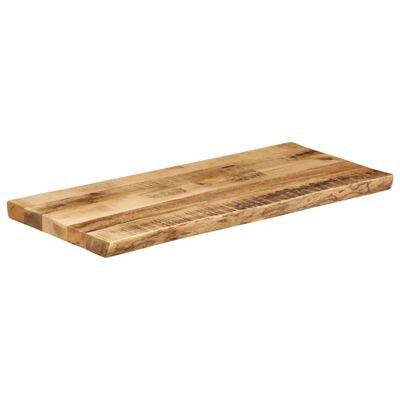 vidaXL Dessus de table bord vivant 100x40x3,8 cm bois de manguier brut