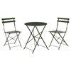 ProGarden Ensemble de bistro 3 pcs Vert fonc&eacute; mat