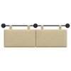vidaXL T&ecirc;te de lit suspendue Uni Gris Vert Clair 150 x 55 x 5 cm