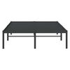 vidaXL Cadre de lit m&eacute;tal sans matelas noir 120x200 cm