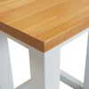 vidaXL Table d'appoint 27x24x37 cm Bois de ch&ecirc;ne massif