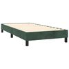 vidaXL Sommier &agrave; lattes de lit avec matelas Vert fonc&eacute; 90x190 cm