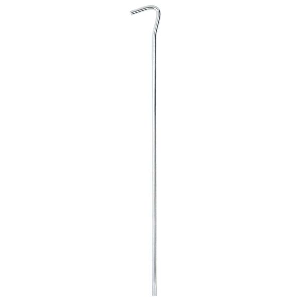 vidaXL Piquets de tente 50 pcs 30 cm &Oslash;7 mm acier galvanis&eacute;