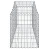 vidaXL Paniers &agrave; gabions arqu&eacute;s 13 pcs 200x50x60/80 cm Fer galvanis&eacute;