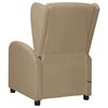 vidaXL Fauteuil de massage Cappuccino Similicuir