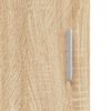 vidaXL Support d'aquarium Ch&ecirc;ne Sonoma 121x41x58 cm Bois d'ing&eacute;nierie
